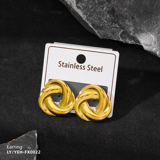 Plumvera World Stainless Steel Earrings