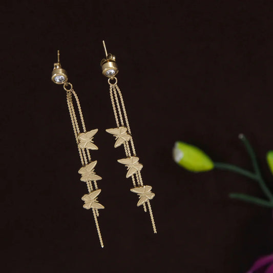 Stainless Steel Rosegold Plated Earrings