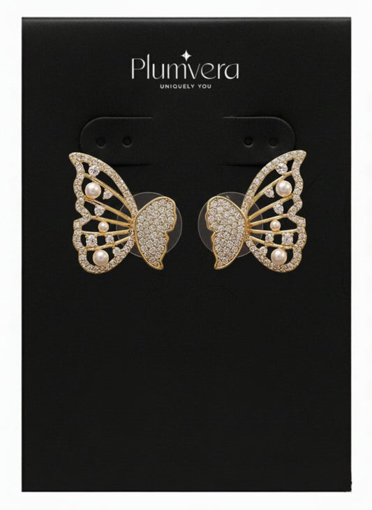 Chic Bloom Butterfly Earring