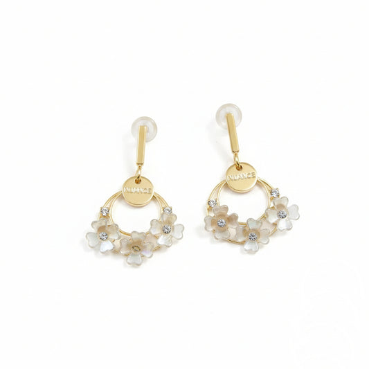 Plumvera Gold-Plated Earrings