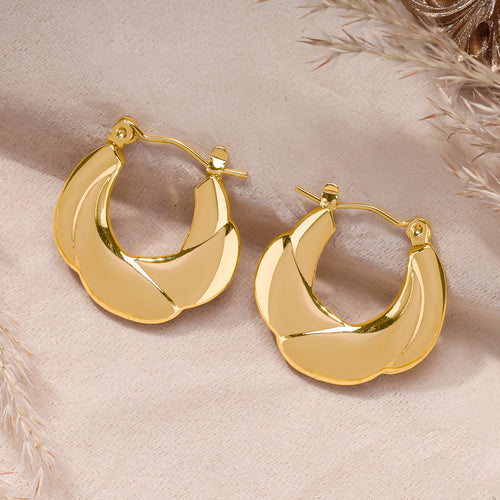 Plumvera World Eternal Shine Hoops Earrings