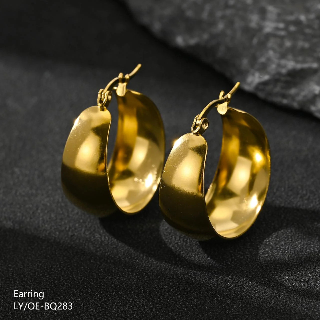 Stainless Steel Rosegold Plated Earrings