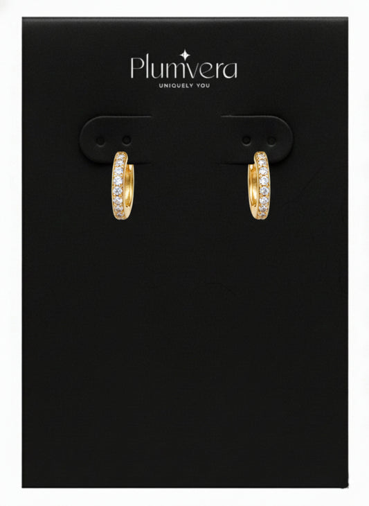 Plumvera Mini Huggies Hoops Earring