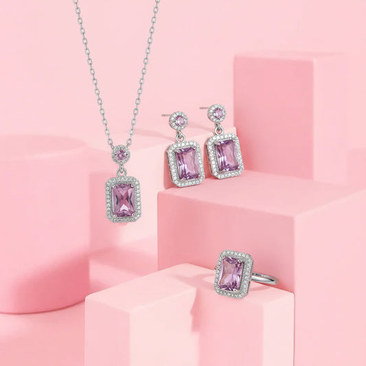 Plumvera Crystal Cove Neckpiece Set