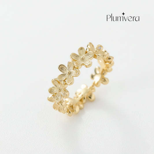 Plumvera Enchanted Flora Ring