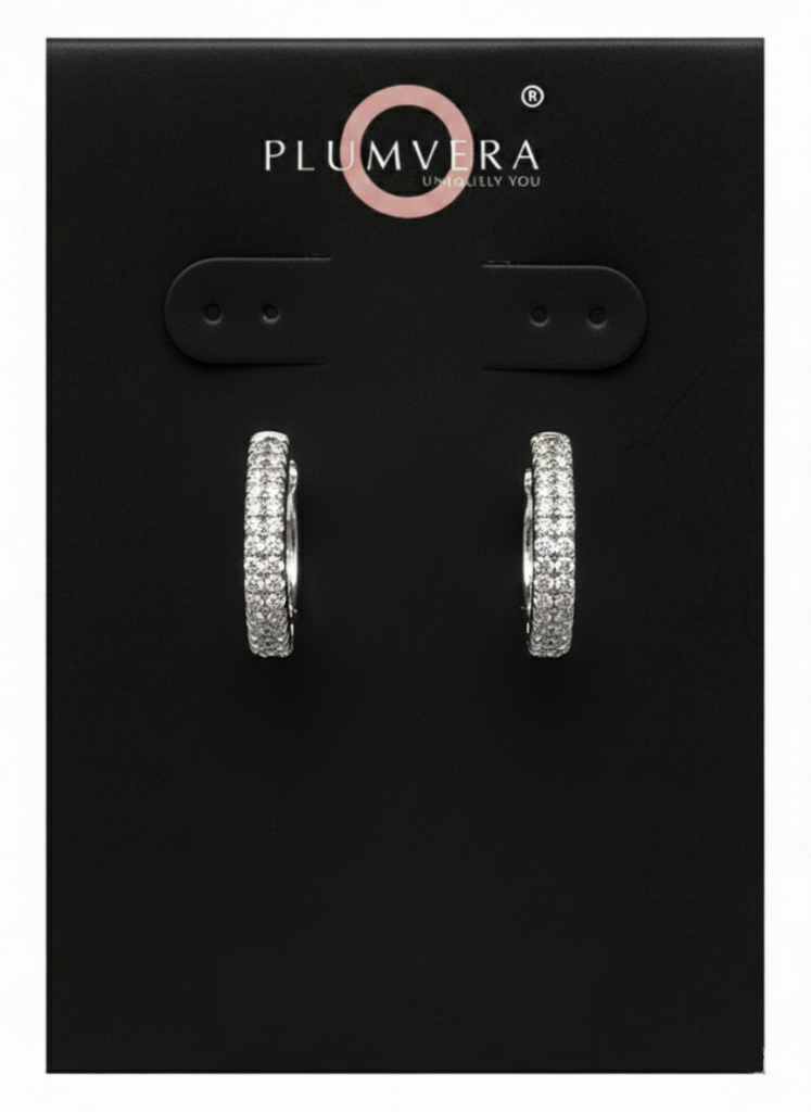 Plumvera World Coral Texture Hoops Earrings