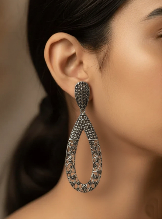 Plumvera World Antique Rustic Earrings