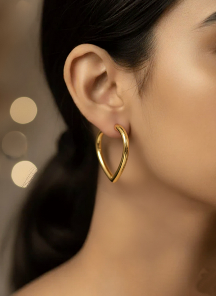 Plumvera World Heart-Shaped Eternal Glow Earrings