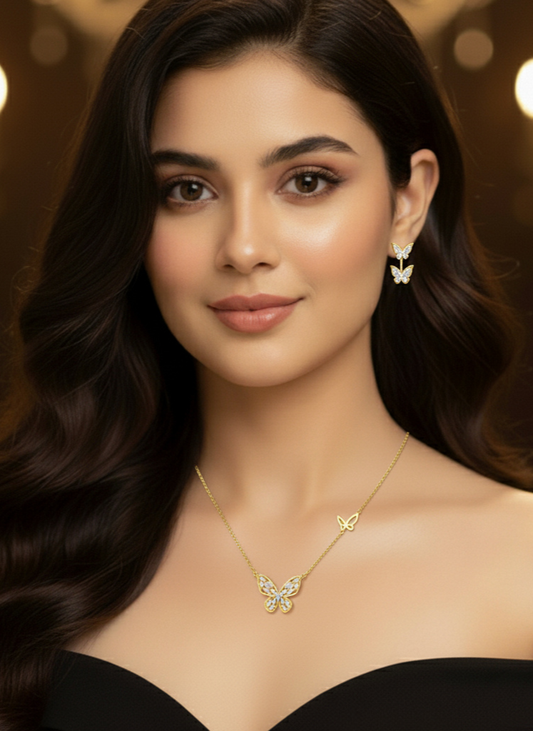 Plumvera World Wings of Elegance Necklace