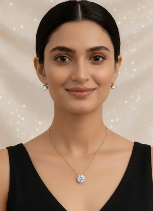 Plumvera World Minimalist Stone Neckpiece