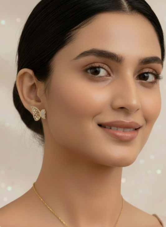 Chic Bloom Butterfly Earring